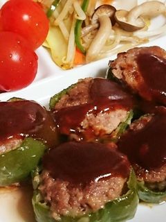 ピーマンの肉詰め☆時短☆-レシピのメイン写真