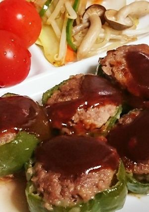 ピーマンの肉詰め☆時短☆-レシピのメイン写真