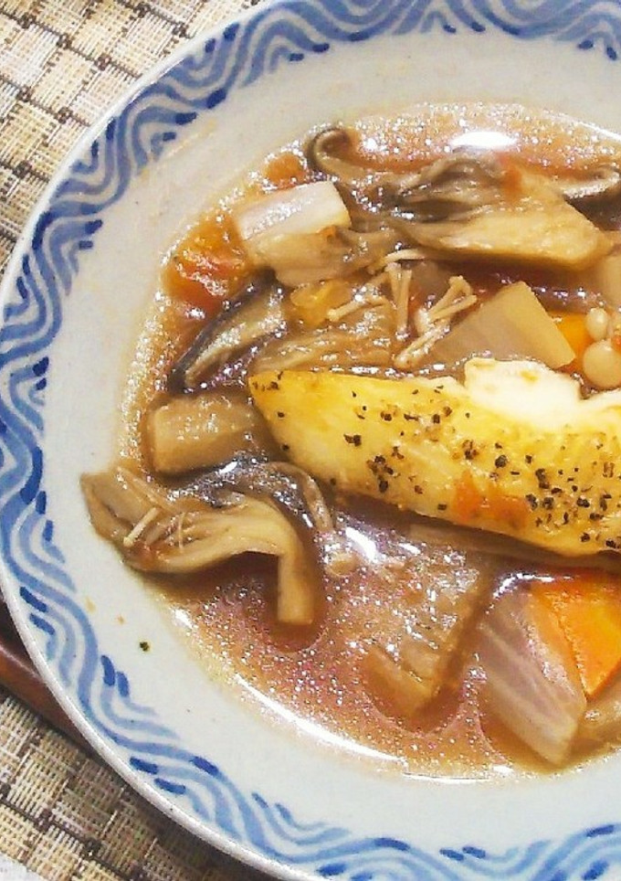 出汁が効いてる！和風トマト煮-レシピのメイン写真
