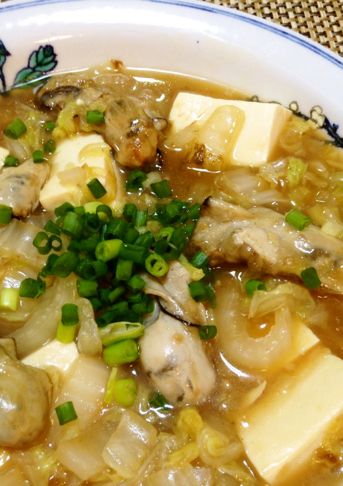 牡蠣と絹豆腐の中華風うま煮-レシピのメイン写真