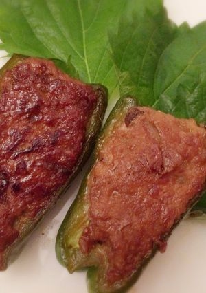 豆腐のおかげでふんわりピーマンの肉詰め-レシピのメイン写真