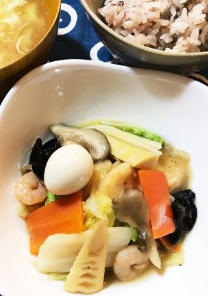 鶏胸肉で八宝菜-レシピのメイン写真