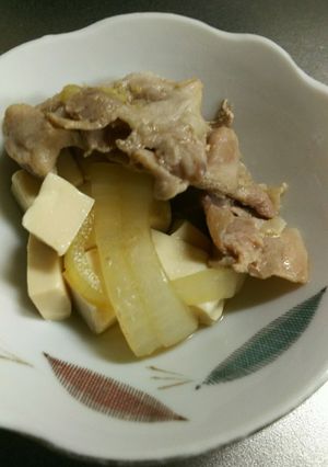 おっさんの豚肉豆腐-レシピのメイン写真