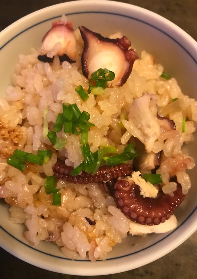 簡単！旨味たっぷり！タコの炊き込みご飯-レシピのメイン写真
