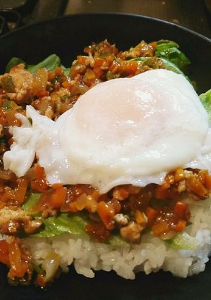 ガパオライス丼-レシピのメイン写真