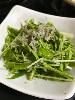 レモンでさっぱり!じゃこと水菜サラダ-レシピのメイン写真