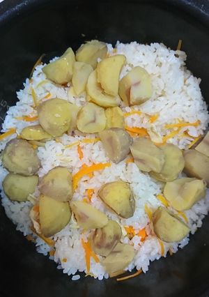 母の味　栗ごはん-レシピのメイン写真
