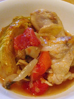 鶏肉のトマト煮込み-レシピのメイン写真