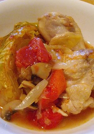 鶏肉のトマト煮込み-レシピのメイン写真