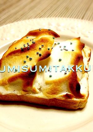 メレンゲチーズのウェーブトースト♪-レシピのメイン写真