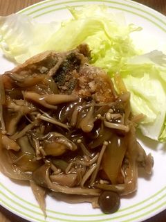 アジの竜田揚げきのこ餡かけ-レシピのメイン写真