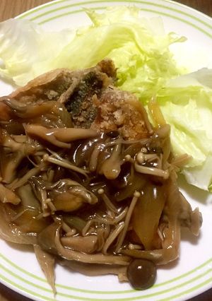 アジの竜田揚げきのこ餡かけ-レシピのメイン写真