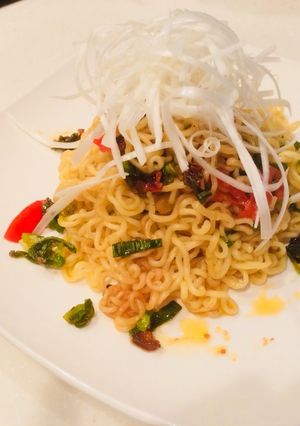 簡単！辛ラーメンペペロンチーノ-レシピのメイン写真