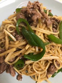 青椒肉絲焼きそば♪-レシピのメイン写真
