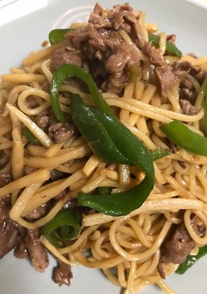 青椒肉絲焼きそば♪-レシピのメイン写真