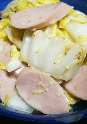 白菜とピンクソーセージサラダ-レシピのメイン写真