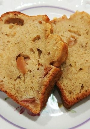 乳製品を使わないバナナとりんごのケーキ-レシピのメイン写真