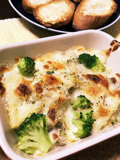 市販ソースなし!チキンとキノコのグラタン-レシピのメイン写真