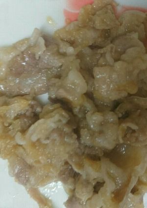 ばら肉のおろし付け焼き-レシピのメイン写真