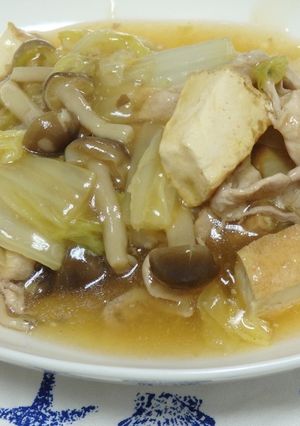 白菜と厚揚げのとろりんあんかけ-レシピのメイン写真