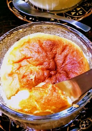 苺入りマスカルポーネのチーズスフレ-レシピのメイン写真