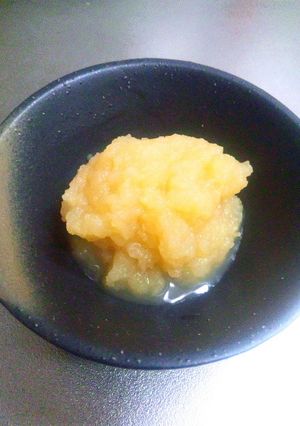 風邪をひいたら…素朴で美味しいすりりんご-レシピのメイン写真