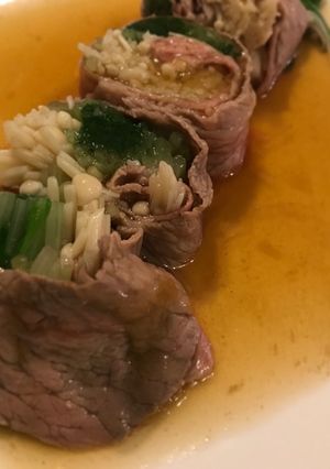 水菜とエノキの牛肉巻き旨味たっぷりタレ-レシピのメイン写真