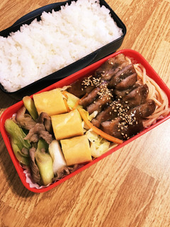 旦那さん弁当♡簡単焼き豚風-レシピのメイン写真