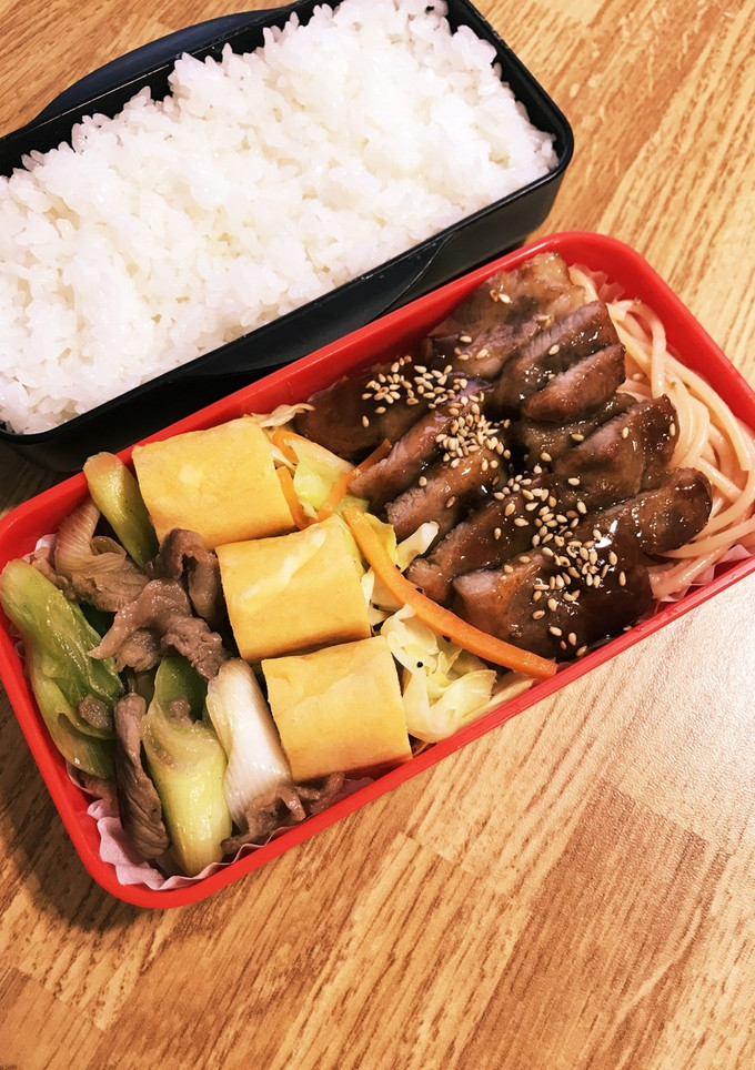 旦那さん弁当♡簡単焼き豚風-レシピのメイン写真