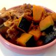 簡単おいしい 豚肉でかぼちゃの煮物