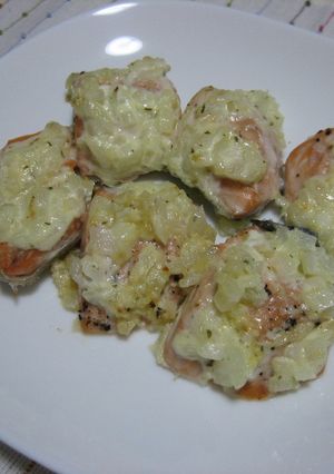 ☆★秋鮭のマヨオニオン焼き★☆-レシピのメイン写真