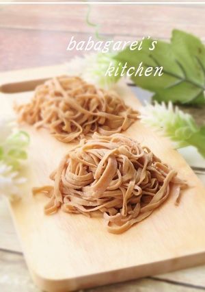 ふすま粉de低糖質麺-レシピのメイン写真
