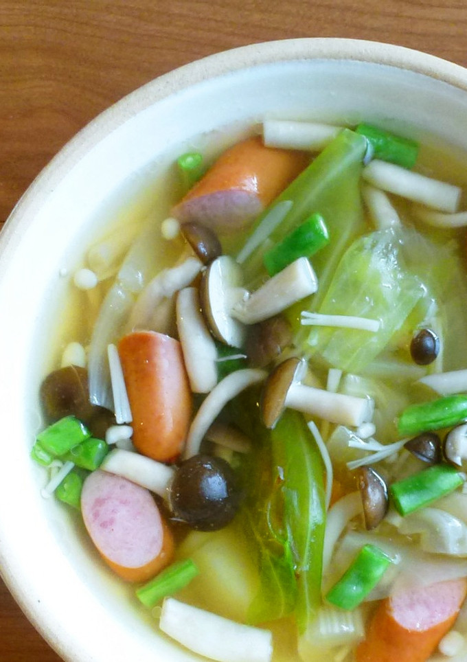 きのこと野菜のスープ-レシピのメイン写真