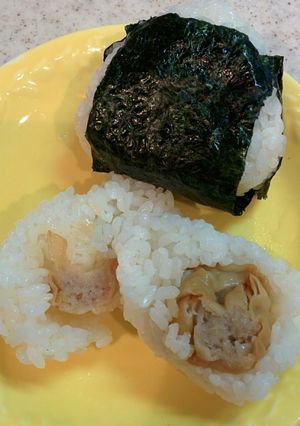シュウマイおにぎり-レシピのメイン写真