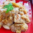 豚肉のりんごガーリック こぶおろし焼き