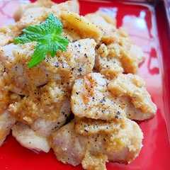 รูปของ 豚肉のりんごガーリック　こぶおろし焼き
