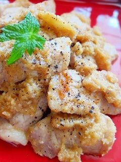 豚肉のりんごガーリック こぶおろし焼き-レシピのメイン写真