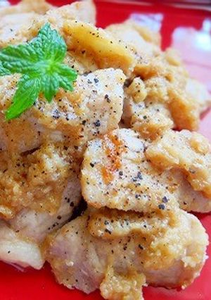 豚肉のりんごガーリック　こぶおろし焼き-レシピのメイン写真