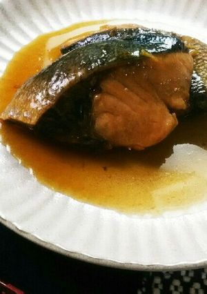 ポリ袋で介護食♥ぶりの照り煮-レシピのメイン写真