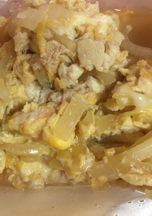 胃腸炎レシピ 卵と豆腐の卵とじ 油不使用-レシピのメイン写真