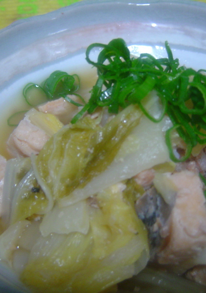 簡単♪白菜と鮭缶のくたくた煮-レシピのメイン写真