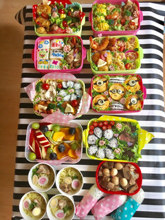 運動会弁当 お弁当 ミニオン 大人数-レシピのメイン写真