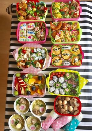 運動会弁当 お弁当 ミニオン 大人数-レシピのメイン写真
