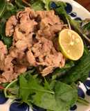 お肉やわらか、豚こまと舞茸の炒めもの