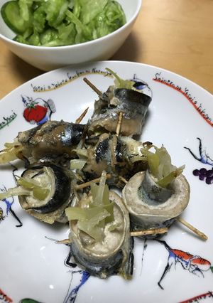秋刀魚のねぎロール-レシピのメイン写真