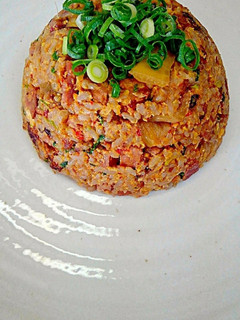 簡単なパラパラ自家製キムチの炒飯-レシピのメイン写真