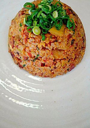 簡単なパラパラ自家製キムチの炒飯-レシピのメイン写真