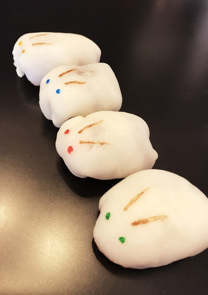簡単☆お月見うさぎ団子-レシピのメイン写真