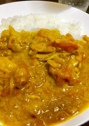 鶏とトマトのスパイシーカレー-レシピのメイン写真