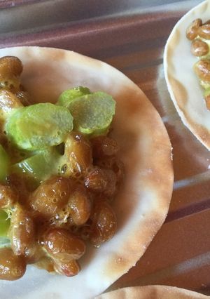 お酒のお供に！納豆とアスパラのマヨ焼き-レシピのメイン写真